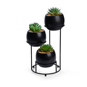 Support de jardinière décoratif pour l'intérieur et l'extérieur, décoration de maison, support de plantes en métal, pour patio, balcon, présentoir au sol, utilisation paysagère, qualité supérieure. - Product Image 6