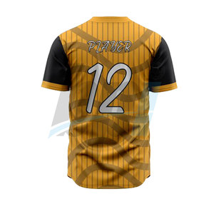 ชุดเบสบอลออกแบบเองคุณภาพสูง ชุดเบสบอลที่ยั่งยืน ชุดเบสบอลระบายอากาศได้ดี - Product Image 5