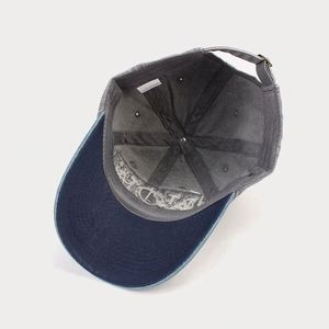 Gorra de béisbol de algodón lavada con logo, bordado de parche, visera curva suave, a juego de colores, para hombre, moda de verano, protección solar, deportiva - Product Image 3