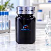 Pot cosmétique/alimentaire en PET 60CC avec bouchon en plastique, emballage personnalisé avec logo, fabricant OEM ODM, fournisseur, usine au Vietnam, marque PAVICO