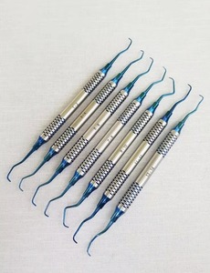 Kit d'instruments chirurgicaux dentaires manuels en acier inoxydable pour restauration composite, double embout 2,1 mm/2,4 mm, certifié CE - Product Image 1