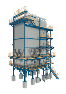 หม้อไอน้ำชีวมวลเชื้อเพลิงหลายชนิดแบบฟลูอิไดซ์เบด ดรัมคู่ ใช้แกลบและเศษไม้ กำลังการผลิต 1-15 ตันต่อชั่วโมง - Product Image 4