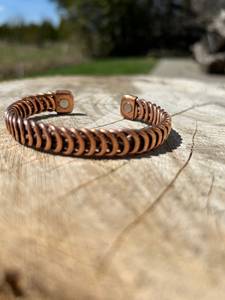 Copper Magnetic Therapy <b>Bracelet</b> Solid Magnetic <b>Adjustable</b> <b>Bracelet</b> Men Women Unisex Copper Jewelry Gift for Husband - Product Image 4