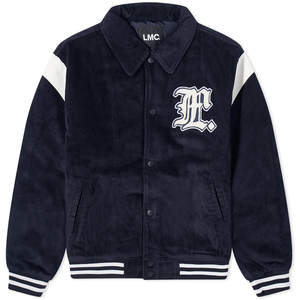 Chaqueta Varsity de Pana Personalizada, Chaqueta Letterman Vintage para Hombre, Ropa Urbana Hip Hop, Chaqueta Bomber Unisex con Parches Bordados - Product Image 1