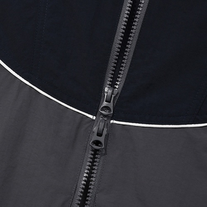 Custom Zip up Embroidered Logo Retro Nylon <b>Track</b> <b>Jacket</b> With Piping Blank Softshell Outdoor <b>Jacket</b> Windbreaker <b>Men</b> - Product Image 6
