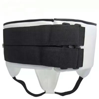 Protège-entrejambe professionnel en cuir pour boxe, karaté, MMA, coque protectrice souple