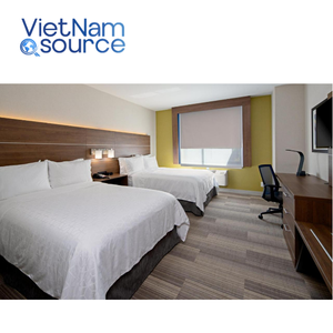 Guest-Ready TV Panel Hotel Furniture by DayInn - Best MDF/LPl Dormitorio Casegoods para proyectos de hostelería-Vietnam OEM Partner - Product Image 4