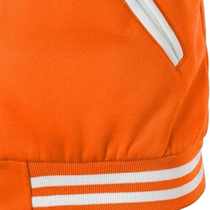 Chaqueta Varsity Personalizada con Logotipo Bordado, Chaqueta de Béisbol de Cuero y Lana de Alta Calidad - Product Image 2