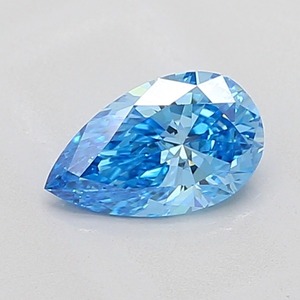 Diamante Suelto en Forma de Pera Azul Intenso de 0.81 Ct, Claridad SI1, Corte Excelente, Certificado para Joyería de Lujo - Product Image 1