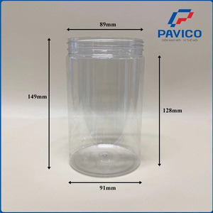 การพิมพ์แบบถ่ายโอนความร้อน Pavico PET 89H900 เวียดนาม ขวดพลาสติกทรงกลมขนาด 900 มล. สำหรับอาหาร ฝาเกลียวสีตามสั่ง - Product Image 2