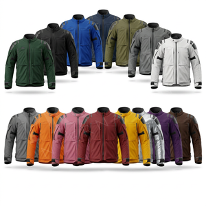 เสื้อแจ็คเก็ตมอเตอร์ไซค์สั่งทำขายส่ง พร้อมแผ่นรองป้องกันและกระเป๋าอเนกประสงค์ กันน้ำ ทนทาน ดีไซน์แข็งแรง - Product Image 1