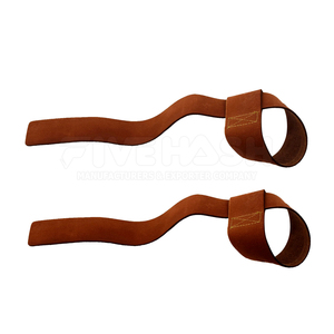Sangles de musculation en cuir les plus vendues, sangles de musculation en cuir durables, sangles à forte adhérence pour l'entraînement en salle de sport - Product Image 4