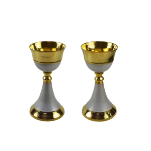 Ciborio de latón chapado en oro y esmaltado en blanco con tapa de cruz, diseño de moda, para artículos litúrgicos de la Iglesia Católica, buen precio. - Product Image 6