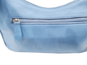 Premium Lady Genuine Leather Waterproof Travel Handbag <b>Shoulder</b> Clutch Zipper Single <b>Strap</b> Polyester Lining Customized Size - Product Image 4