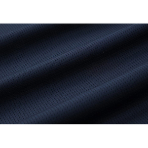 Ensemble short et maillot de basket personnalisé par sublimation, rayé bleu marine et orange, unisexe adulte, anti-transpiration, sans manches - Product Image 3