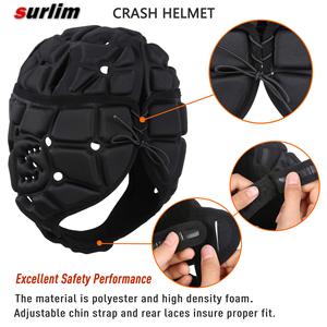 Casque souple Surlim pour football américain, casque de protection souple pour le rugby, pour jeunes et adultes - Product Image 4