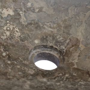 Lavabo de Baño de Mármol Gris de 19.7"x13.8"x3.9" de Calidad Premium con Construcción Duradera - Product Image 6