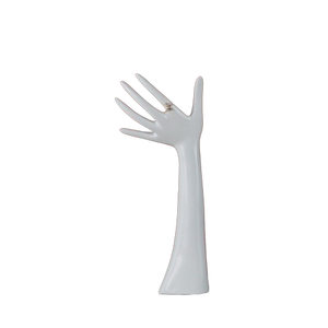 Présentoir à bijoux moderne en résine blanche et noire, léger, en forme de main, 5 tailles, pour bagues, colliers, bracelets et boucles d'oreilles, idéal pour les magasins - Product Image 6