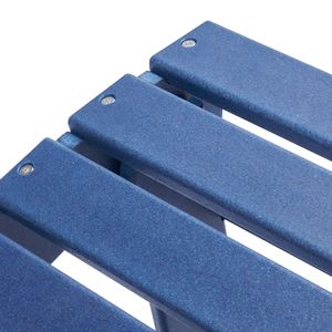 Poggiapiedi Adirondack 18.7L X 18.9W X 13.8H Pollici in Plastica HDPE Pieghevole Resistente alle Intemperie per Arredo Patio - Product Image 4