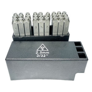 Juego de Sellos de Puntuación de Alta Resistencia de 2.5 mm (3/32\") con Troqueles para Caracteres Especiales, Incluido el $ #   % para Marcado de Acero - Product Image 3