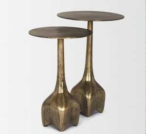 Mesas Auxiliares Nesting Home Icon, Diseño Moderno de Mediados de Siglo, Acabado Antiguo, Muebles para Sala de Estar - Product Image 1