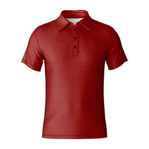 Polo de golf personnalisé imprimé pour homme, tissu extensible respirant, fabrication de polos de performance, polo sportif élégant pour le golf, le club - Product Image 5