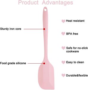 Juego de Espátulas de Silicona de 2 Piezas, Sin BPA, para Cocina, Repostería, Mezclar, Resistente a Altas Temperaturas, Apto para Lavavajillas, Superventas - Product Image 2