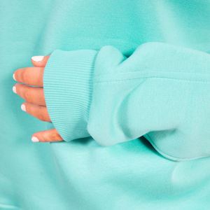 Sweat-shirt tricoté surdimensionné à demi-zip pour femme, coupe épaule tombante, grande taille, collection automne, vente chaude - Product Image 6