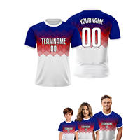 Seragam Sepak Bola Pria Custom, Jersey Klub Sepak Bola dengan Logo, Set Seragam Sepak Bola Sublimasi