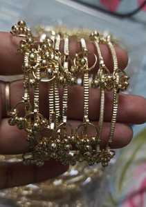 Gold Plated Brass Women's Trendy Party Bangle Princess/Flower/Cross Charms <b>Adjustable</b> Opening <b>Bracelet</b> Wholesale - Product Image 2