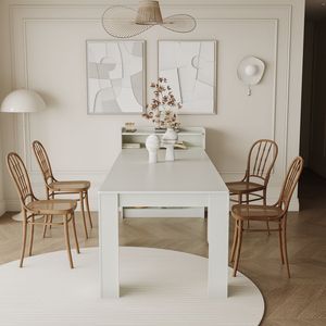 Tavolo da Pranzo Moderno Allungabile con Vano Portaoggetti - Product Image 2