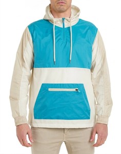<b>Mens</b> Lightweight Color Block <b>Pullover</b> Windbreaker <b>Jacket</b> With Hood Half Zip Streetwear Outdoor Casual Fashion Coat - Product Image 5