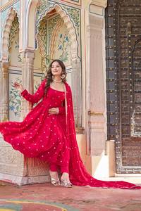 FATEMA FASHION SP Series Bridal Lehenga for Party Occasions Simmer Silk <b>Material</b> High Quality Women's Wear - Product Image 6