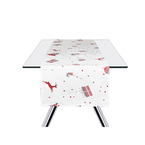 Runner da Tavola Excelsa Buon Natale in Cotone 140x45 Cm Multicolore - Product Image 1
