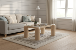 Coffee <b>Table</b> Solid Rubber Wood Modern Coffee <b>Table</b> for Living Room Living Room Furniture Indoor Home Furniture Wood Furniture - Product Image 5