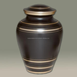 Urna de cremación de metal de recuerdo para cenizas humanas, urna funeraria de cremación de metal barata de fabricantes y proveedores - Product Image 4