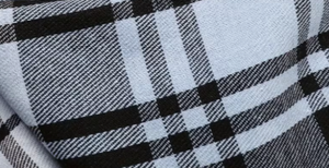 Men's Black <b>White</b> Plaid Long Sleeve Shirt Autumn Casual Wear Adult Size - Product Image 4