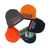 Gorros personalizados de alta calidad, gorros con logotipo de punto Jacquard, gorro de invierno, gorro con calavera