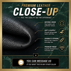 Veste en cuir véritable gaufré croco pour homme, personnalisable, avec fermeture éclair étanche, pour commande en gros OEM avec marque personnalisée - Collection Fraternité 2026 - Product Image 4