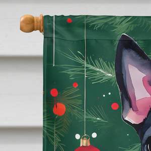 Bandera grande de Navidad de Boston Terrier para porche, pancarta decorativa para patio, colgante de pared, poste de manga de tamaño de Casa de poliéster Multicolor - Product Image 3