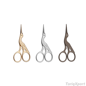 Professional Best Selling Stainless Steel Straight Gold Plated <b>Cuticle</b> Nail Embroidery Scissors Eyebrow Pedicure Nail Art <b>Tools</b> - Product Image 6