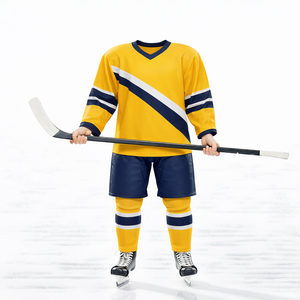 Vêtements de performance personnalisés pour le hockey sur glace, uniforme d'équipe de hockey professionnel, maillot d'entraînement, vêtements de sport athlétiques, design respirant - Product Image 5