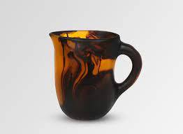 Carafe en résine artisanale de luxe écologique, design classique, poignée, non toxique, passe au micro-ondes, pichet décoratif pour servir dans la cuisine - Product Image 3