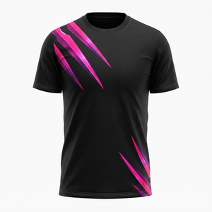 T-shirt de sport personnalisé, impression par sublimation, séchage rapide, respirant, vêtements de sport pour le football, le basketball, le volley-ball, la course à pied et la remise en forme - Product Image 2