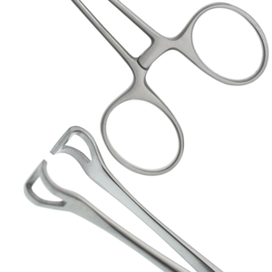 คีมจับผ่าตัด Babcock ขนาด 6-1/4 นิ้ว ปากกว้าง 9 มม. ทำจากเหล็กกล้าไร้สนิม ป้องกันการกระแทก สำหรับการจับยึดในงานผ่าตัด อุปกรณ์ทางการแพทย์ - Product Image 6