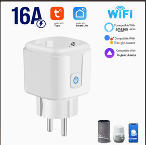 SH-SP-EU-001 <b>Smart</b> WiFi <b>Plug</b> 20A EU Standard <b>Socket</b> with Energy Monitoring App Control Voice Assistant Compatible OEM ODM - Product Image 3