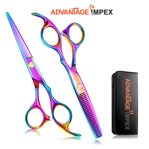 Fabricant et fournisseur de produits chirurgicaux de premier plan, ciseaux à effiler pour barbier, outils de soins personnels avec vis de tension réglable - Product Image 1