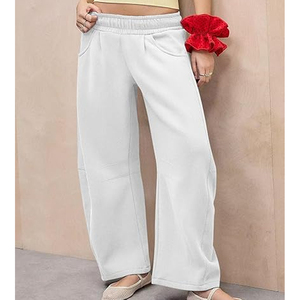 Baggy Pants Men Wholesale Loose Fit Streetwear Sweatpants <b>Wide</b> Leg Athletic Joggers Custom Logo Embroidery Supplier - Product Image 4