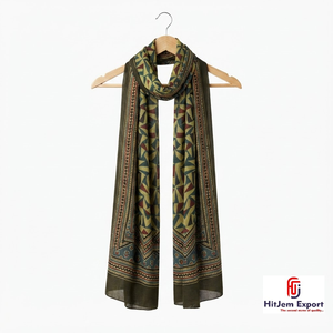 Premium Printed Long <b>Scarf</b> Soft Fabric Custom Head <b>Scarf</b> White Label OEM ODM Low MOQ Textile Manufacturer Export Supplier - Product Image 2