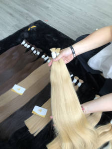 Extensiones de Cabello Humano Virgen Vietnamita 100% de Alta Calidad, Venta al Por Mayor por Minh Khang Premium Hair, 100g, Todos los Colores Disponibles - Product Image 2